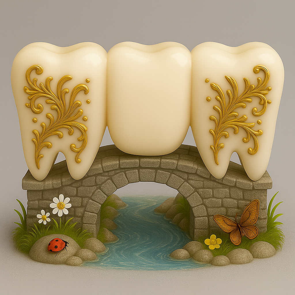 Brücken Zahnbrücken Behandlung bei Zahnstub'n Eva Schröder in Markt Rettenbach – Zahnersatz für fehlende Zähne